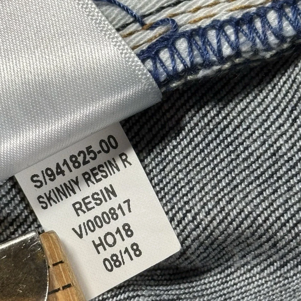 Gap‎ 1969 Straight Leg Men's Skinny Jeans Size 30x32 Dark Wash EUC